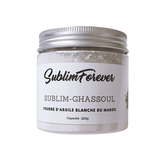 Sublim-Ghassoul - Poudre Dargile Du Maroc Argile Blanche